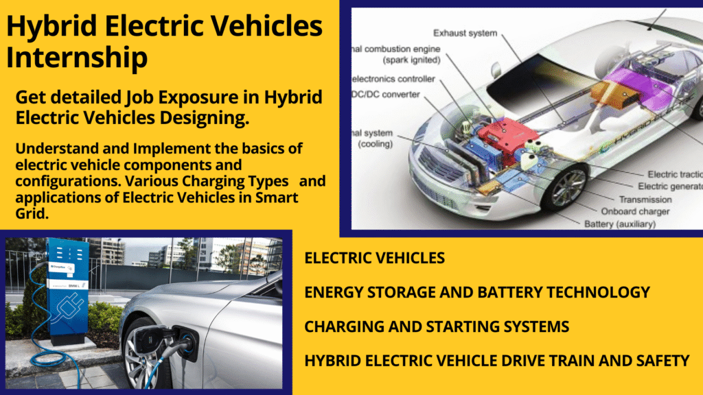 Electric vehicle design internship 2026 with real EV projects and certification