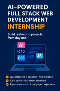 Full Stack Web Development with AI Internship | Industry-Ready Training ...