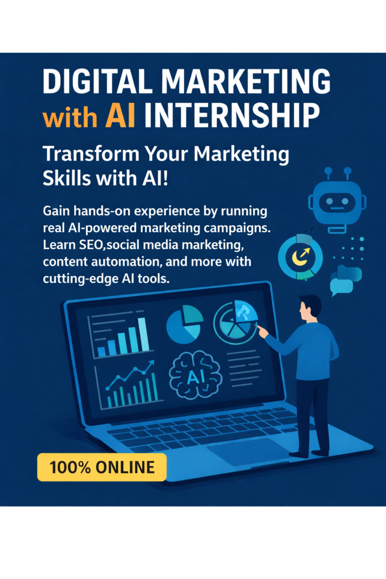 10 Benefits of a Digital Marketing with AI Internship: Skills, Tools ...