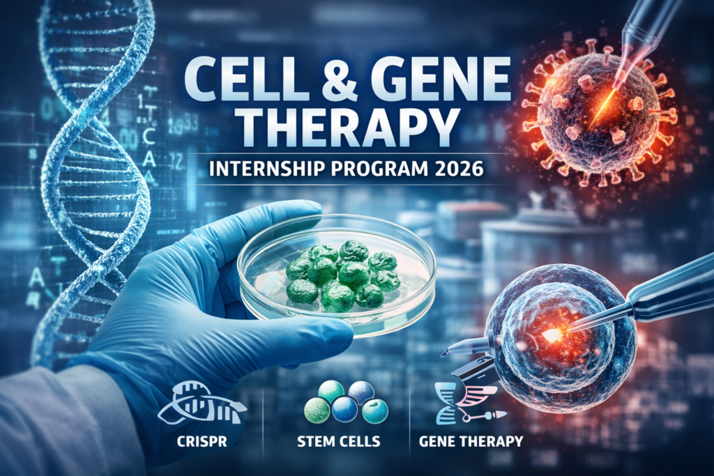 Gene Editing and CRISPR Internship