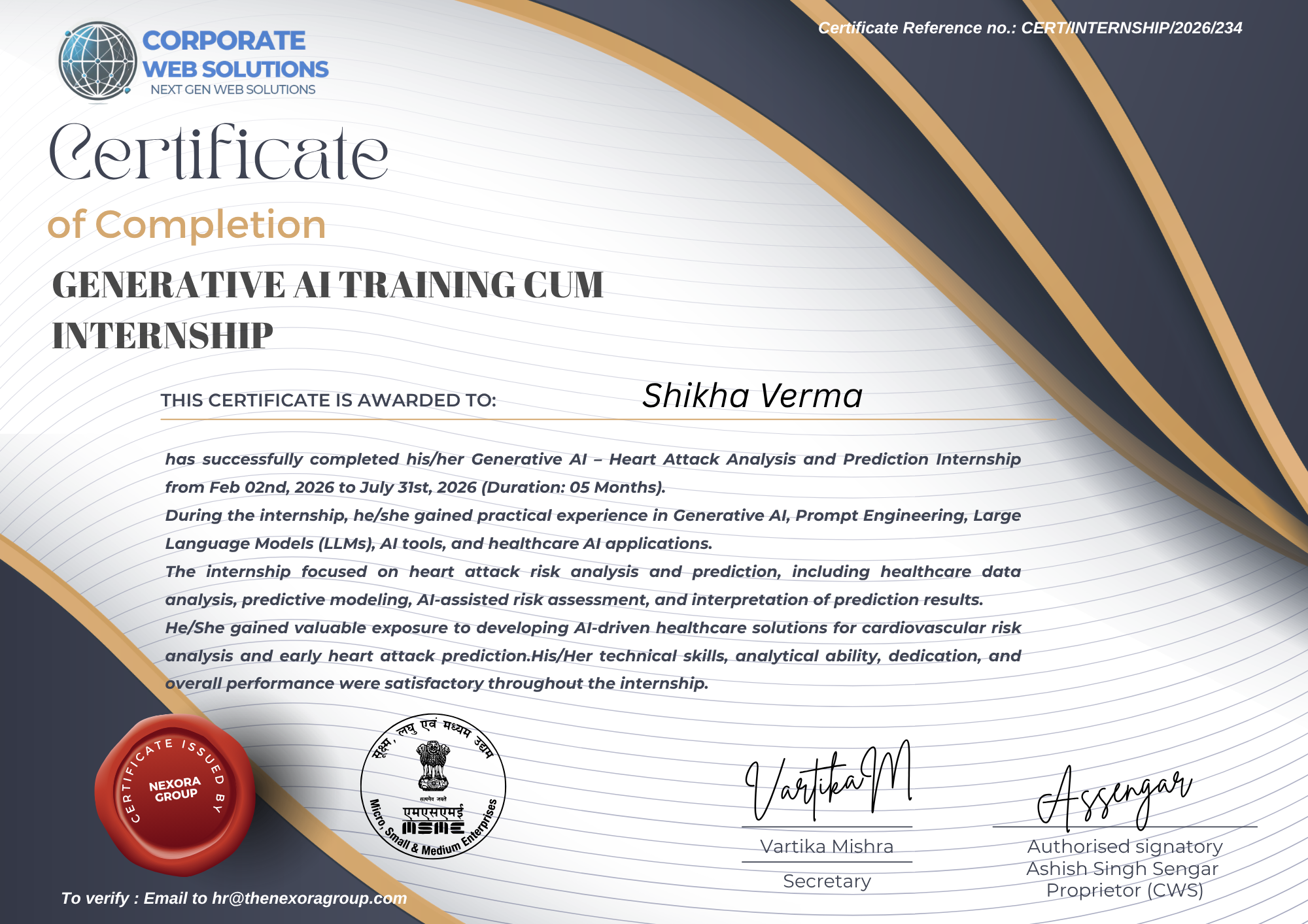 LIVE ONLINE Generative AI & AI Agents Training Certificate